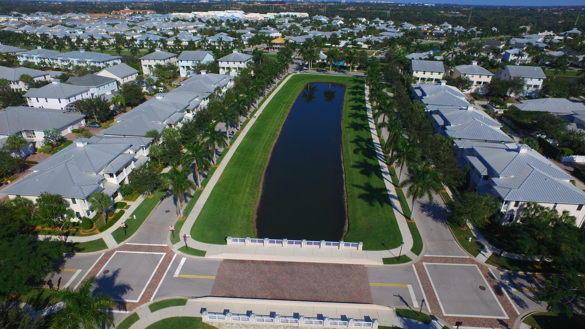 An Abacoa neighborhood pool and clubhouse