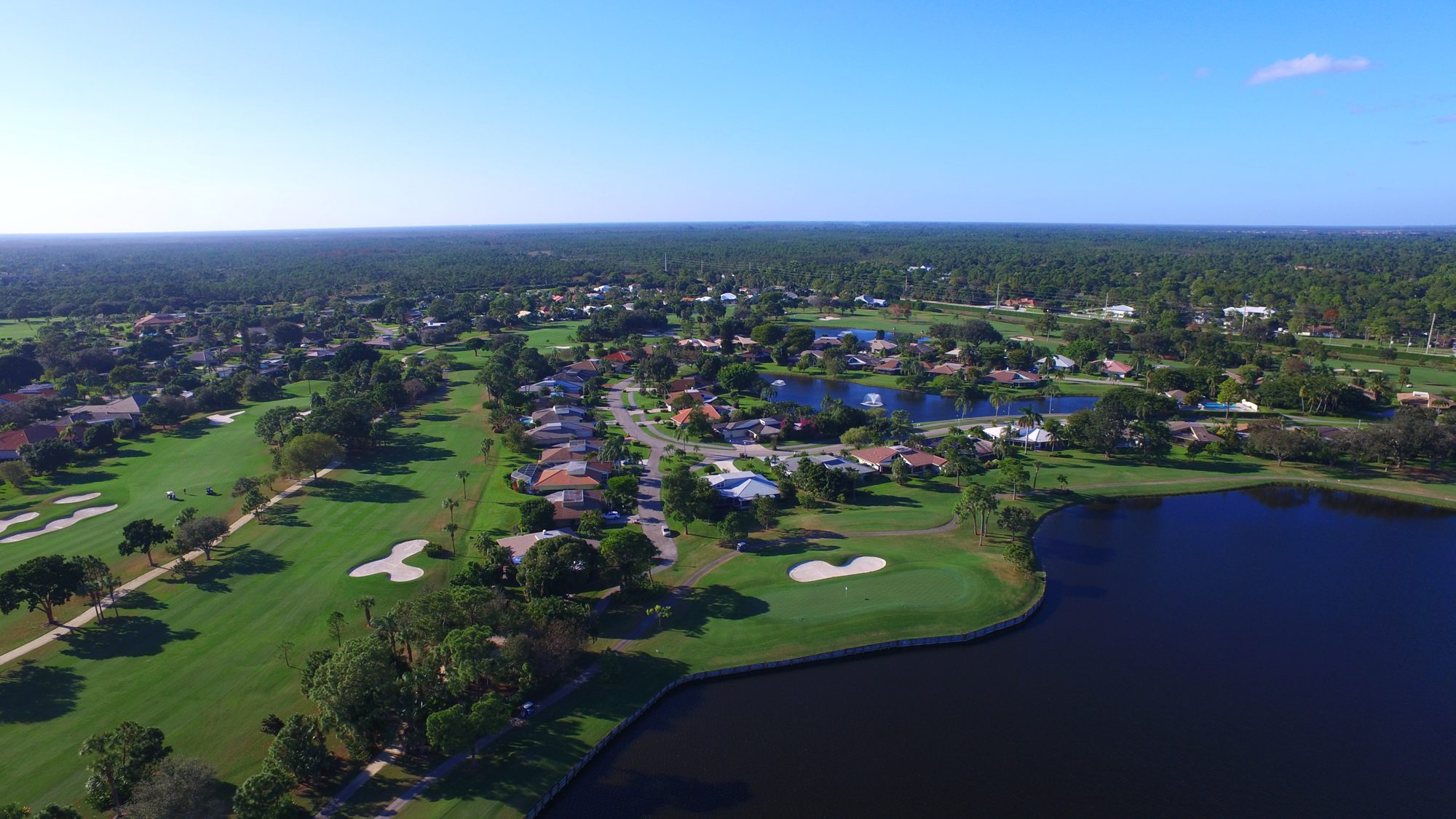 East Point homes around lakes and fairways