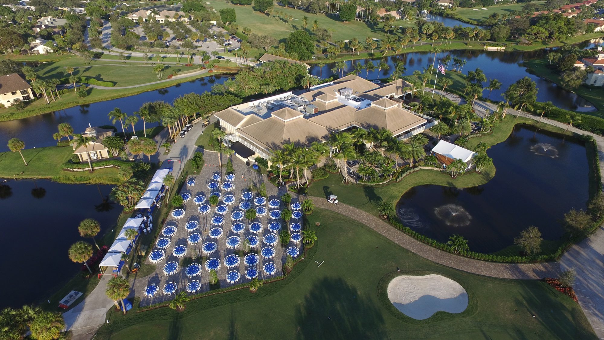 Jonathan's Landing homes and docks along the Intracoastal Waterway