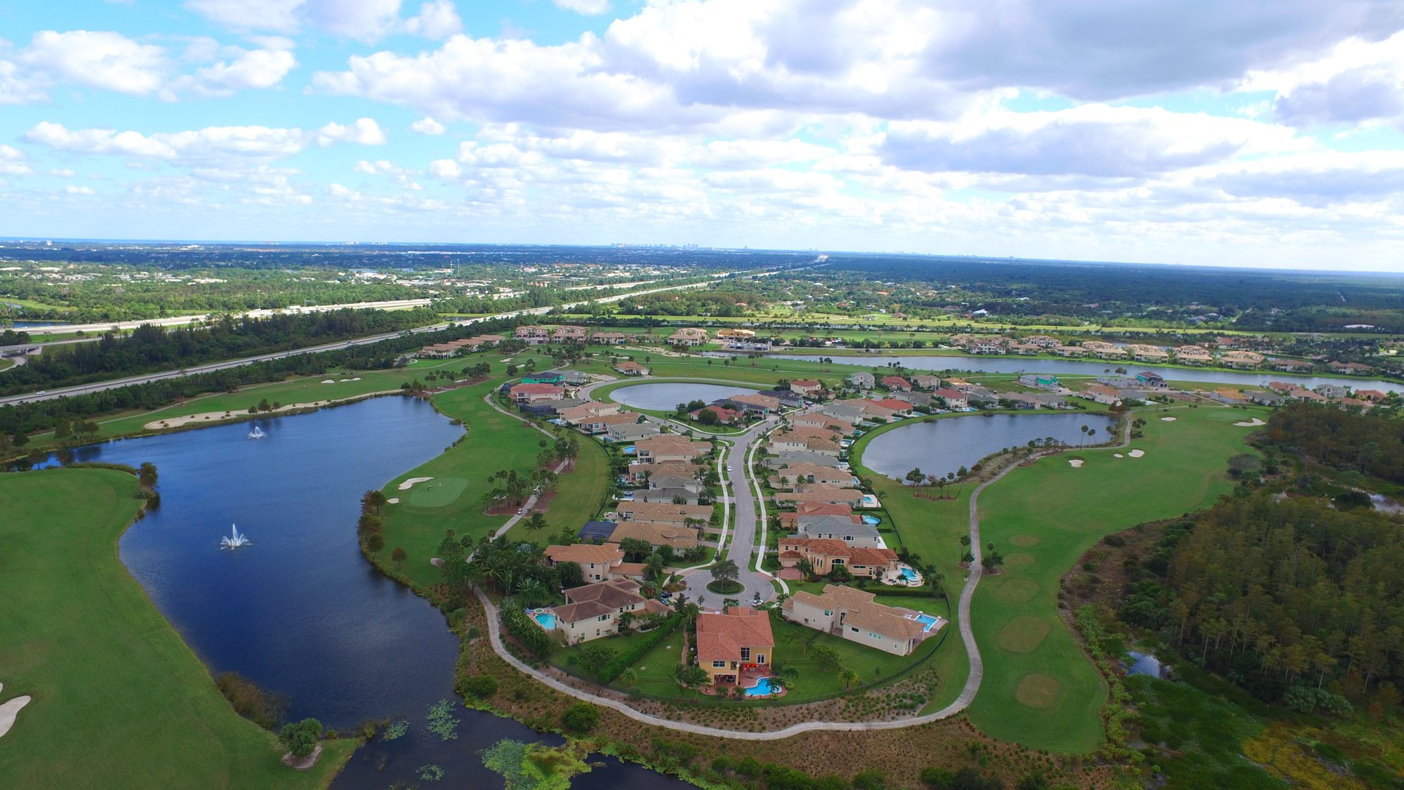 The sports clubhouse with pools, tennis and pickleball