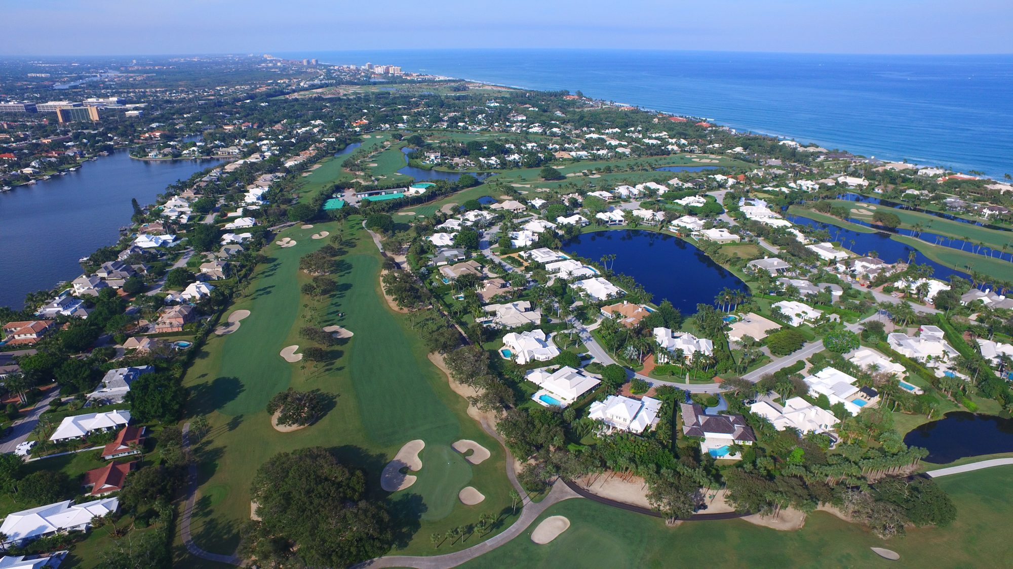 Lost Tree homes along lakes and fairways near the ocean