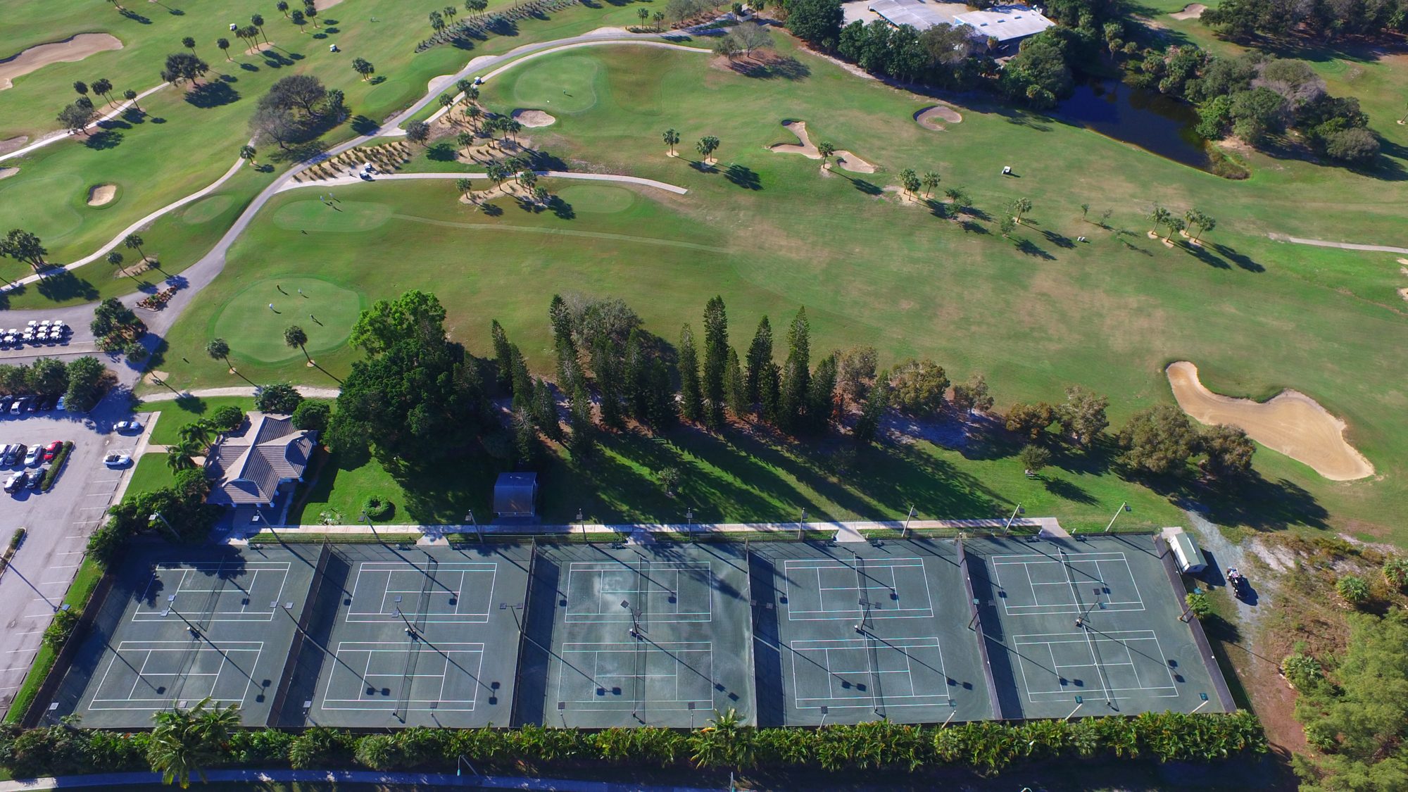 A North Palm Beach Country Club fairway along the Intracoastal Waterway