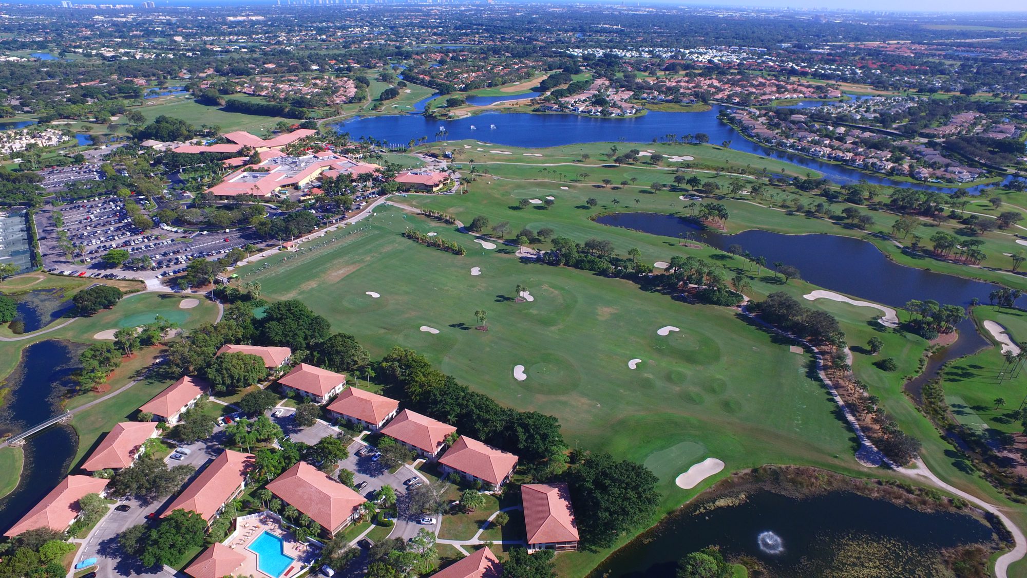 PGA National homes along a canal and fairway
